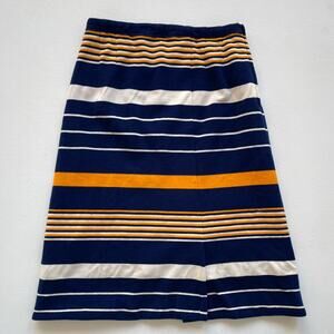 Vtg 60's TRICOSA Wool Striped Knit A Line Skirt / Paris France / Mod Retro READ